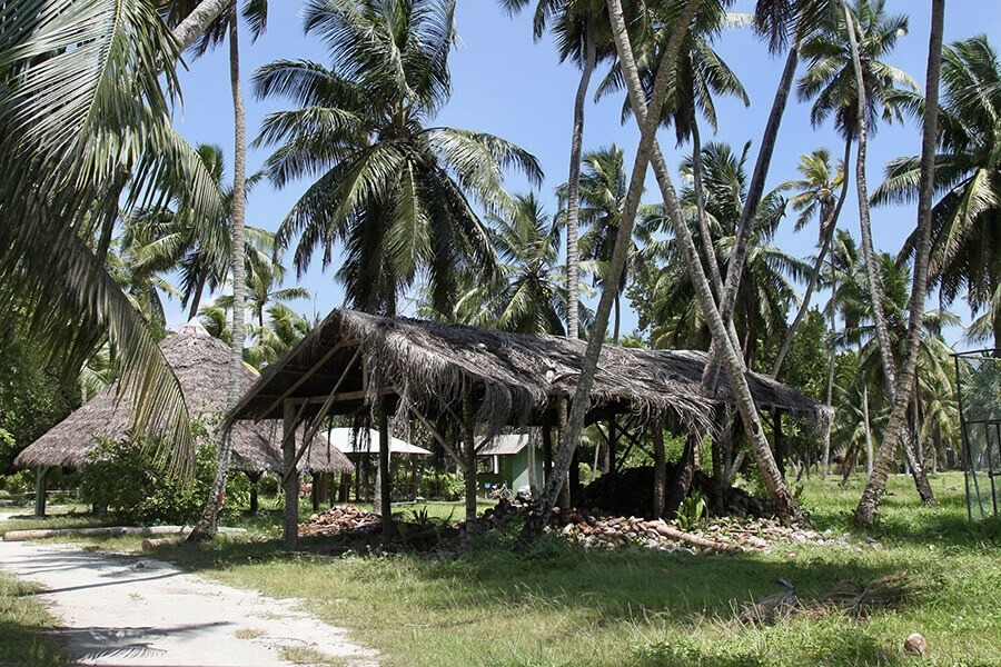 Ancien moulin à huile de coco sur la plantation L’Union Estate, La Digue, Seychelles, patrimoine local.